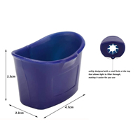 Applicateur de Gouttes Oculaires Portable Healthmenex Blue PE Classe I Facile à Utiliser pour les Enfants Plus Âgés