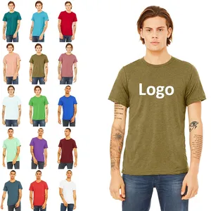 50 Polyester 25 면 25 레이온 Custom Printed Men's Soft Tri Blend T Shirts-품질 협력 업체 중국에서