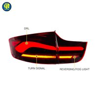 Feux arrière YU GUANG pour BMW X6 E71 2008-2014, amélioration des feux arrière, clignotants animés, feux de recul et antibrouillard LED