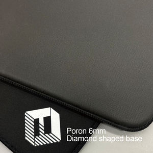 แผ่นรองเมาส์เกมมิ่งขนาด XL ผ้าเนื้อนุ่มพิเศษ ขอบเย็บอย่างดี ฐานโพลียูรีเทน Poron ปลอดสารพิษ พร้อมโลโก้แบบกำหนดเอง - Product Image 3