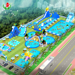 Parque <span class=keywords><strong>de</strong></span> Atracciones Inflable Personalizado <span class=keywords><strong>de</strong></span> Gran Tamaño, <span class=keywords><strong>Construcción</strong></span> <span class=keywords><strong>de</strong></span> Temática Personalizada - Product Image 3