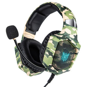 Auriculares de Gaming ONIKUMA K8 Camuflaje con Cable para Jugador de PC Estéreo con Micrófono y Luz LED para PS4, PC, Xbox One y Portátil - Product Image 2