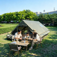 Tente Gonflable Automatique de Luxe Grande Taille 4 Saisons Portable de Haute Qualité, Imperméable et Épaisse pour Camping en Plein Air