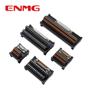 Bloque de terminales dividido ENMG, placa de cableado de conector macho-hembra, tira de terminales PLC, puerto serie de 25 pines y 44 Pines, 9 núcleos - Product Image 1