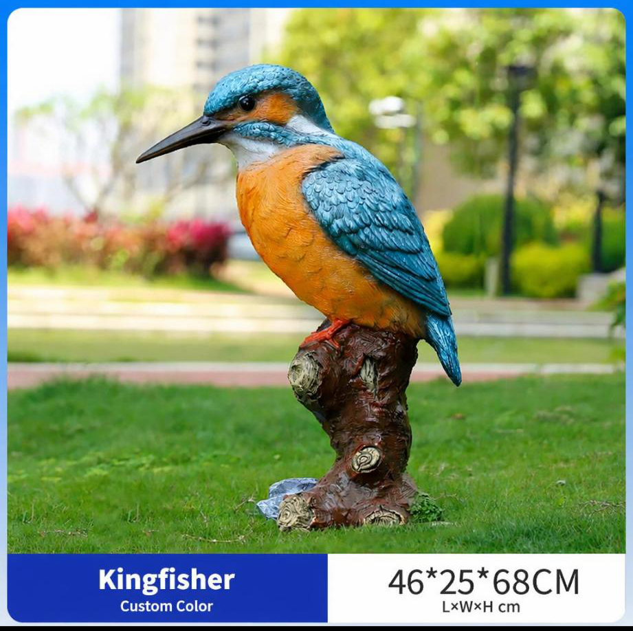 CSLY-008| 46x25x68cm Martin-pêcheur