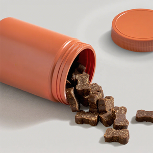 Tùy chỉnh chất lượng cao cấp thực phẩm HDPE chai nhựa 350ml 14oz 160 nhai dinh dưỡng vật nuôi vitamin bột Jar với vít cap - Product Image 3