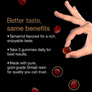 Gomitas de Shilajit del Himalaya 100% Naturales OEM, Apoyan la Salud del Corazón, el Cerebro y Celular, Mejoran la Inmunidad en Adultos - Product Image 3