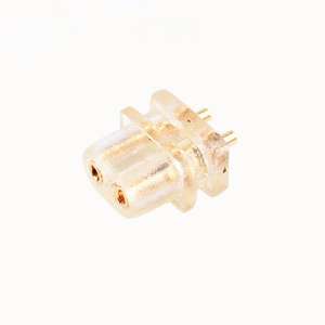 Connecteur de carte mère en cuivre 0,78 broches QDC <span class=keywords><strong>TFZ</strong></span> pour aide auditive UM0.78MM2PIN, connecteur audio en cuivre double broche DIY 25A - Product Image 3