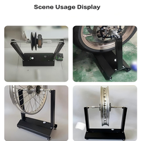 Outil de maintenance pour équilibrage de pneus de moto, machine d'équilibrage manuelle simple
