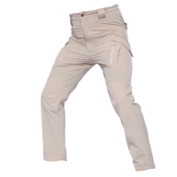 Pantalon de plein air IX9 en nylon pour homme Pantalon de survêtement cargo imperméable à séchage rapide Plusieurs poches Casual Mid pour la randonnée Tactique