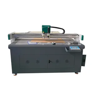 TOP CNC Small size automatic carton box pack machine box die cutting creasing machine with the oscillating cutter With CE