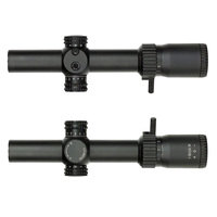Lunette de chasse Bowei 1-8X24 LPVO SFP avec lentille optique HD, tube de 30 mm, viseur optique de chasse à illumination rouge