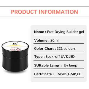 HS Gel per Estensione Unghie 20ml, 138 Colori, Conforme UE, Senza Restringimento, Senza Bolle, Senza Mehq Hema TPO, UV LED Soak Off Indolore - Product Image 2