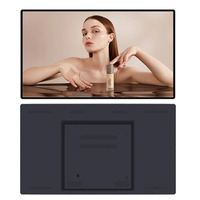 Pantalla digital OEM de montaje en pared para interiores con bisel ultraestrecho, kiosco todo en uno con pantalla táctil de 43/49 pulgadas, reproductor de publicidad.