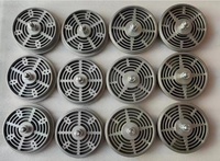 Piezas de aire comprimido universales para equipo PEEK Válvula de metal Placa de amortiguación de malla compresor de pistón de alta temperatura