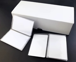 Carte blanche IC inductive, carte d'accès M1, carte d'identité pour la gestion des présences, carte de membre Fudan IC, impression personnalisée intelligente, carte de duplication UID - Product Image 1