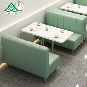 Proyecto de Hotel de Moda, Nuevo Diseño, Muebles de Restaurante Chino, Cabinas de Cafetería, Juego de Mesa y Sillas Redondas para Comedor - Product Image 3