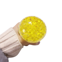 Boules anti-stress en maille douce avec poudre dorée Elsa's Wholesale pour adultes et enfants, jouet de soulagement du stress
