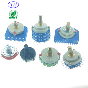 Commutateurs rotatifs double concentrique personnalisés de haute qualité, 32 mm, 2 à 11 positions, pour microphones - Product Image 6