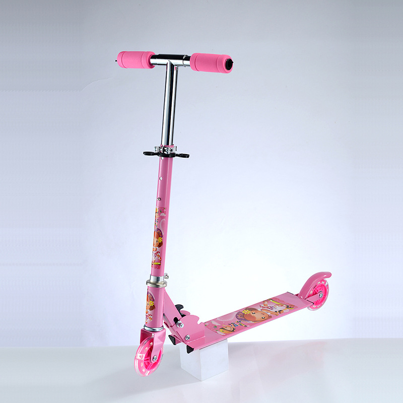 PVC rosa con luces, viene con caja de color.