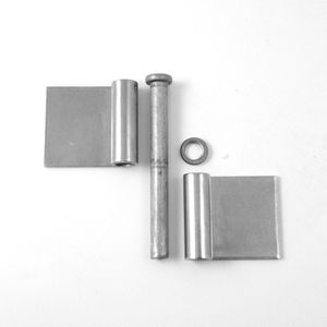 Bisagra de soldadura de acero inoxidable AISI 304 Alas planas con pasador extraíble 71x80 Espesor 2,0 Pin 7,8" - Product Image 2