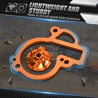 Refroidisseur de turbine de pompe à eau surdimensionnée NiceCNC pour KTM 450 500 EXC-F/XCF-W 450 SX-F/XC-F 2017-2024