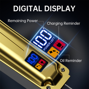 Set di Rasoi in Metallo Enchen, Trimmer Professionale Senza Fili con Display LED, Impermeabile IPX6, Ricaricabile 2000mAh per Uomo - Product Image 3