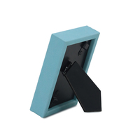 Porte-photos de bureau coloré rose, jaune, bleu avec service OEM ODM pour affichage en magasin, mini cadre photo