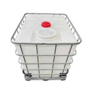 Réservoir Ibc LLDPE à cadre en acier inoxydable 1000l personnalisé, fournisseur en chine