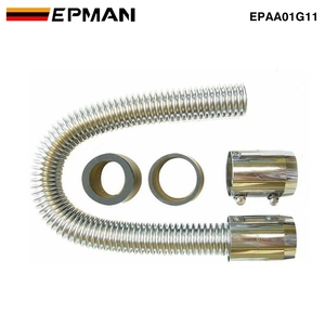 Tubo Flessibile per Radiatore Ultra da 24 Pollici con 2 Tappi Terminali, Kit Tubo Flessibile Universale in Acciaio Inox per Liquido di Raffreddamento UHR24 12254 EPAA01G11 - Product Image 2
