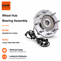 GMBWI Grossiste en pièces automobiles, ensemble de roulement de moyeu de roue avant 68292887AA 515206 pour Dodge RAM 2500 3500