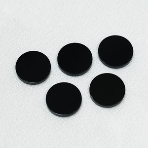 도매가 블랙 오닉스 원형 디스크/6mm-15mm 더블 플랫 블랙 아게이트 천연 보석 비즈 - Product Image 4