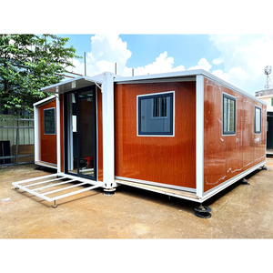 Luxe 40 pieds 20 pieds Villa préfabriquée 2 chambres conteneur d'expédition extensible maison Portable pliant préfabriqué maison pour centre commercial - Product Image 4