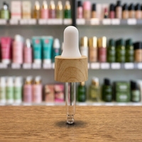 Bouteilles compte-gouttes mini en verre transparent de 4 oz Frost