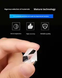 Prisma de Telhado 12.5 Alta Precisão Material K9 95% de Transmitância de Luz Marca HaoXuan Fabricado em Henan Nanyang - Product Image 6