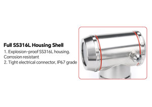 Trasmettitore di Pressione Differenziale Personalizzabile 4-20mA/RS485 <span class=keywords><strong>HART</strong></span> in Acciaio Inox Tipo 3051 con Schermo LCD - Product Image 5