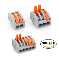 Kit de connecteurs de fils électriques à raccordement rapide Wagos 222, 2/3/5 pièces pour composants électroniques