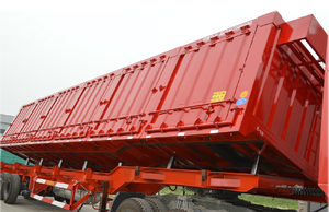 Semi-remorque benne basculante 3/4 essieux 50 tonnes 2025 avec suspension robuste et dolly latéral en acier, fabriquée en Chine - Product Image 4