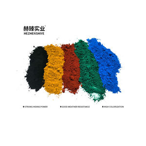 하이 퀄리티 코팅 안료 철 산화물 레드 옐로우 블루 화이트 그레이 퍼플 블랙 그린 다크 브라운 FE2O3 - Product Image 2