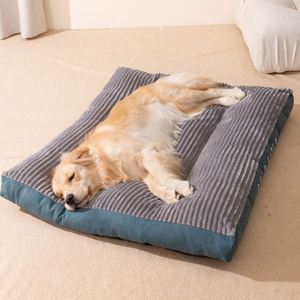 Pet <b>Bed</b> Luxury Velvet Plush Eco-Friendly Rectangle Autumn/Winter Universal Large Dog & Cat Removable Washable Sleeping <b>Pad</b> - Product Image 4