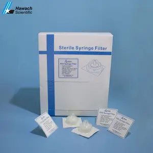 25mm 33mm 0.45 küçük tek kullanımlık PES CA MCE selüloz asetat otoklavlanabilir steril şırınga filtreleri