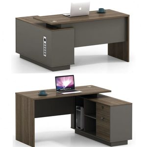 Venta directa de fábrica Mesa de oficina ejecutiva simple 1,2 m Escritorio de gerente pequeño moderno - Product Image 1