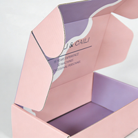 Boîte cadeau personnalisée en carton pour l'expédition de vêtements, boîte d'emballage pour sous-vêtements, t-shirts, costumes, boîte d'expédition en carton ondulé