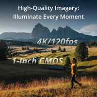 Cámara de Vlogging Osmo Pocket 3 de 3 Ejes con CMOS de 1'', Proyección Impermeable, Video HD, Gimbal Estabilizador de Mano JHD