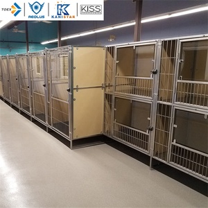 Köpek koşusu kennels çok fonksiyonlu Perlindungan Haiwan ticari köpek kulübesi ve çalışır - Product Image 3
