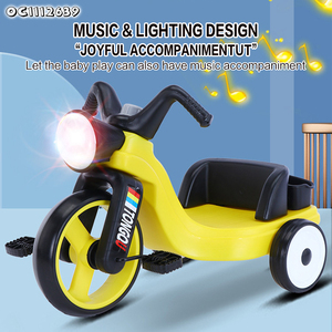 Đi xe đồ chơi trên Xe Xe đạp trẻ em Xách Tay Xe ba bánh 2025 với đèn và âm nhạc - Product Image 5