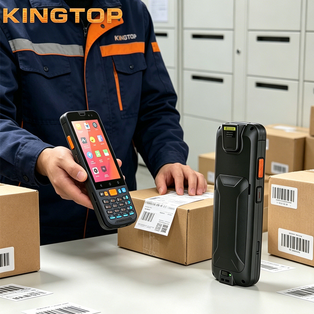 Direct Factory Rugged Android 14 PDA 2D Barcode Scanner with Physical Keyboard IP67 Industrial Handheld Terminal for Warehouse