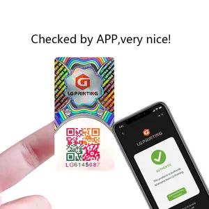 Qr Code Label Hot Selling Serial Number QR Code Hologram Sticker Labels With Faster Delivery