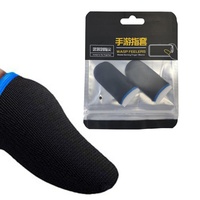 2 Fundas Protectoras para Dedos para Juegos Móviles, Transpirables, Anti-Sudor, de Fibra de Algodón, Delgadas, Cómodas y Suaves para Juegos como PUBG