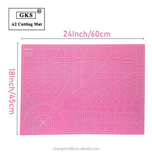 เสื่อตัดพีวีซีรักษาตัวเอง A0 เป็นมิตรกับสิ่งแวดล้อมสีชมพูพร้อมกาวหมุนอุปกรณ์ศิลปะที่จําเป็นสําหรับการสร้างแบบจําลองและเครื่องมือศิลปะ - Product Image 2
